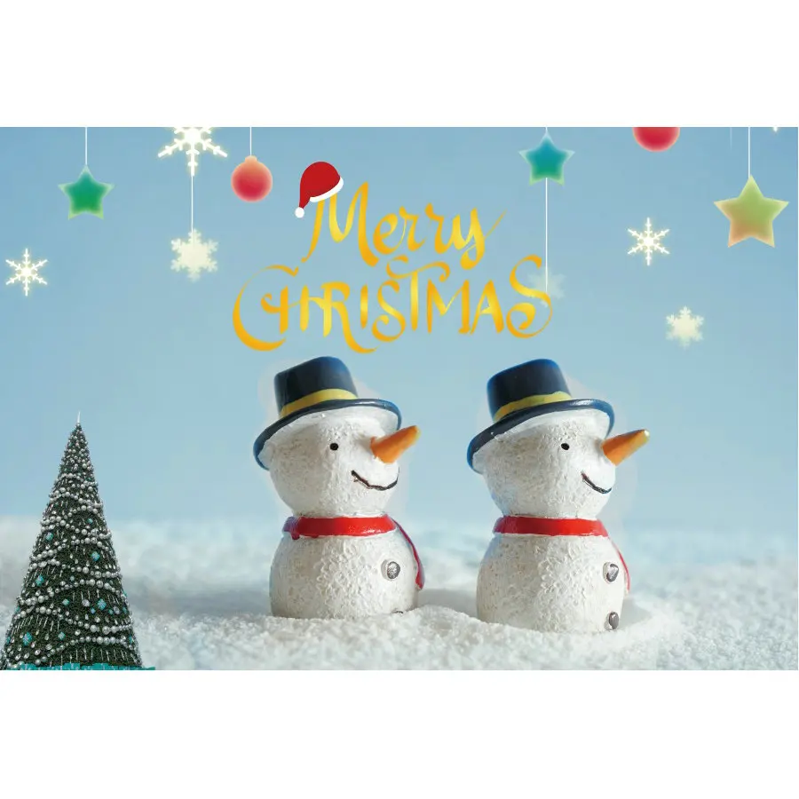 

Фон для фотографирования с изображением Рождественских Снеговик снежинки звезды Виниловый фон для фотосъемки с изображением к Рождеству и...