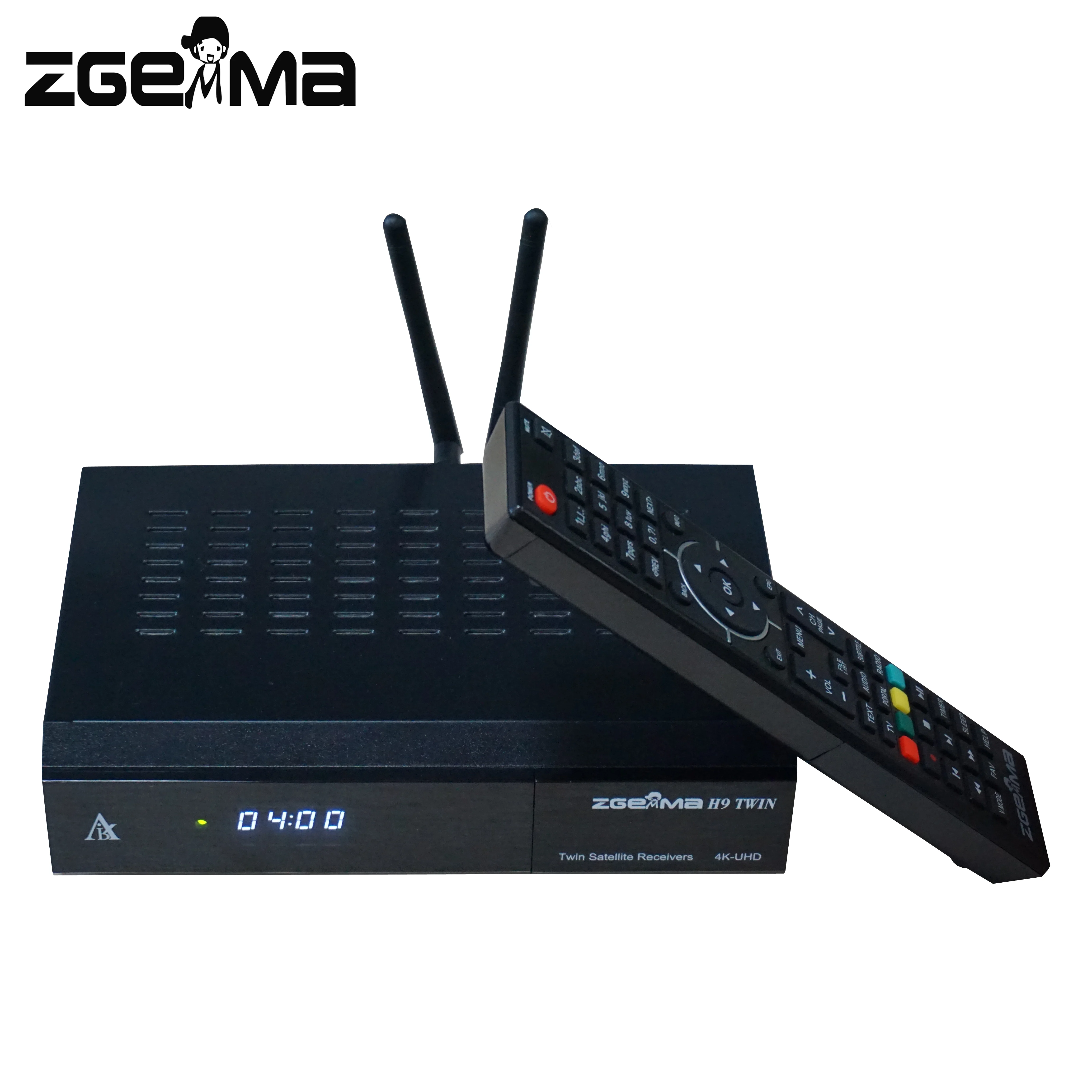 2 шт./лот в формате 4K UHD Zgemma H9 односпальный Комплект белья из * CI + Linux E2 DVB S2X IPTV TWIN