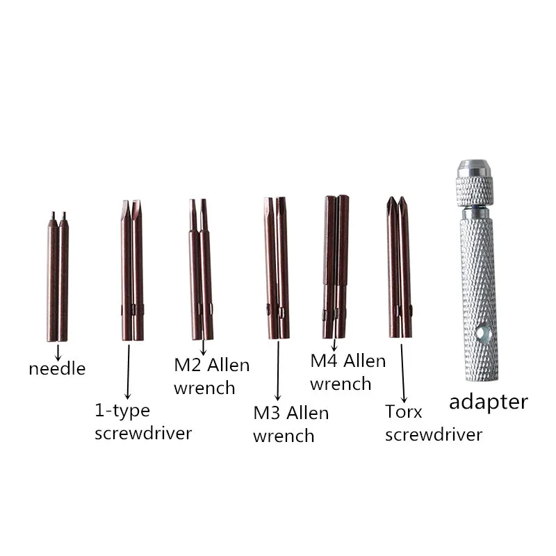 Набор отверток DIY M2/M3/M4 шестигранный ключ + 1 винтовой винт отвертка Torx игла
