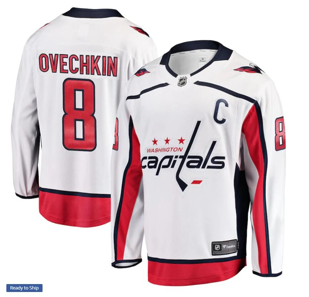 

Men's Washington Alexander Ovechkin Breakaway Capitals Player Jersey