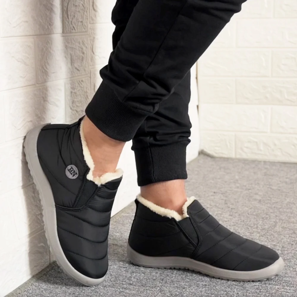 

2021 Winter Boots Women Waterproof Snow Shoes Flat Casual Winter Shoes Ankle Boots for Women Plus Size Couple Shoes Zapatillas