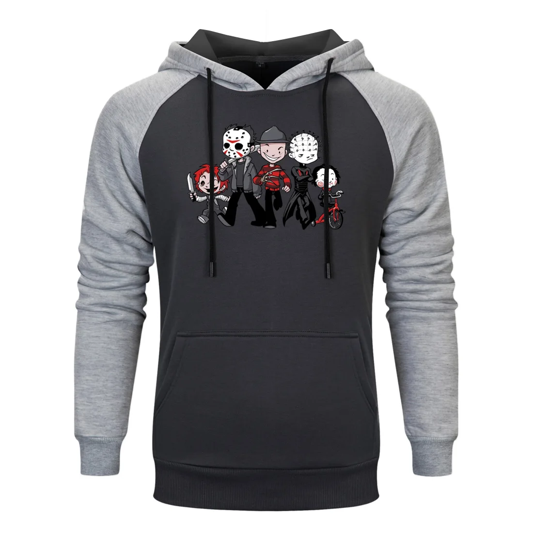 Мужские толстовки с героями мультфильмов осенние модные хлопковые капюшоном