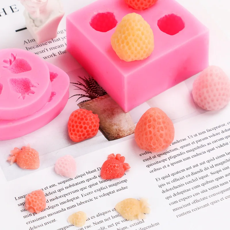 3D фруктовая клубника с шоколадом Желейный инструмент для изготовления тортов