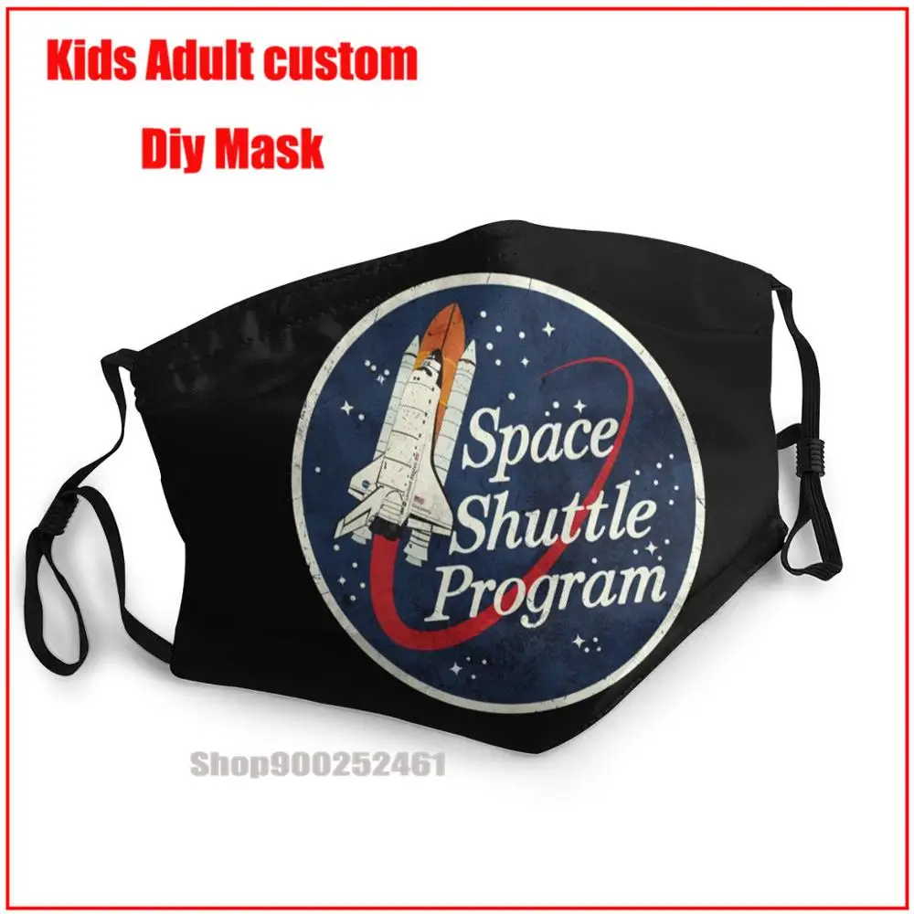 

Космический челнок DIY маска для лица модная моющаяся многоразовая маска для лица маска для рта для взрослых моющаяся детская маска для рта с...