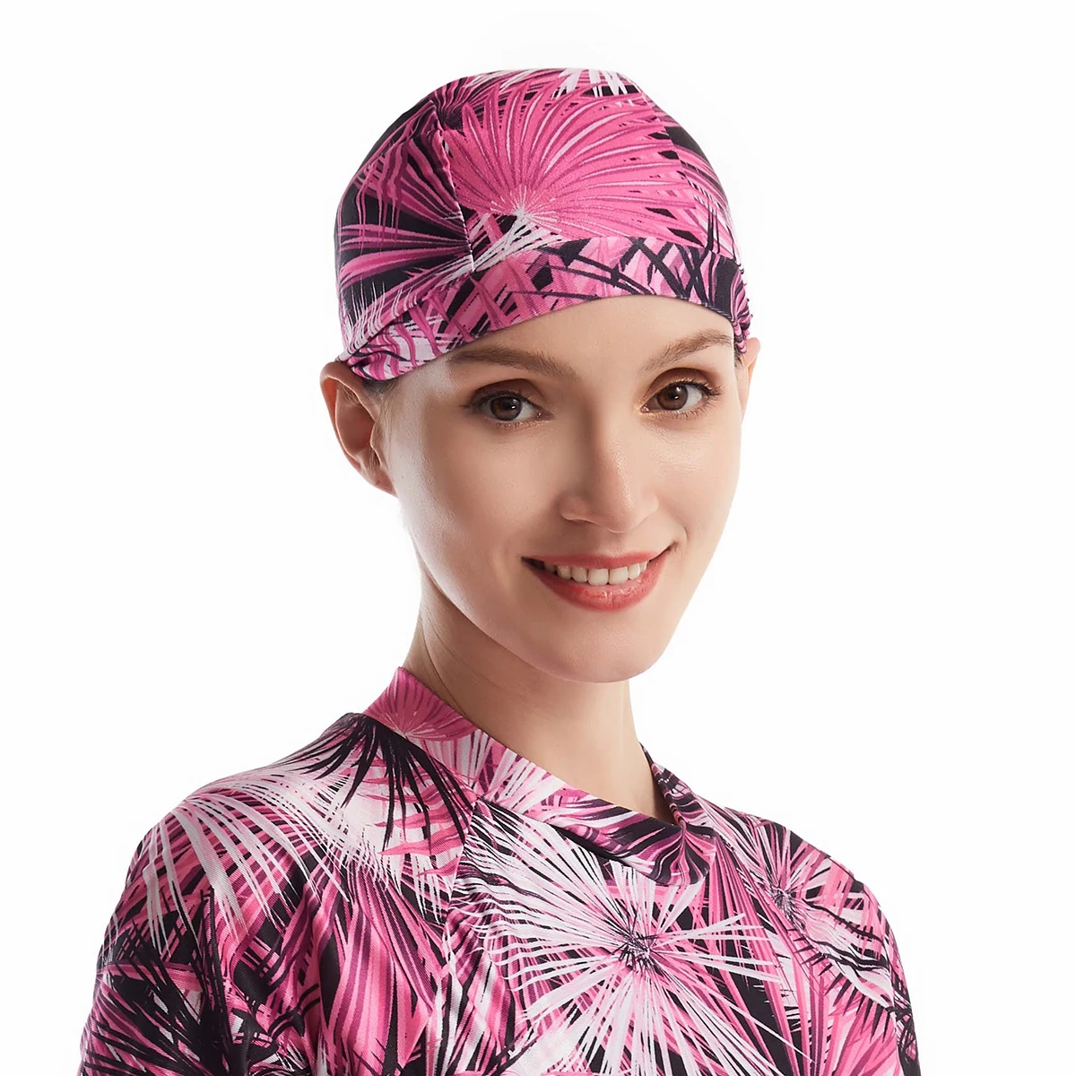 3 шт. женский купальник с коротким рукавом юбка и шапка|Мусульманский купальник| |