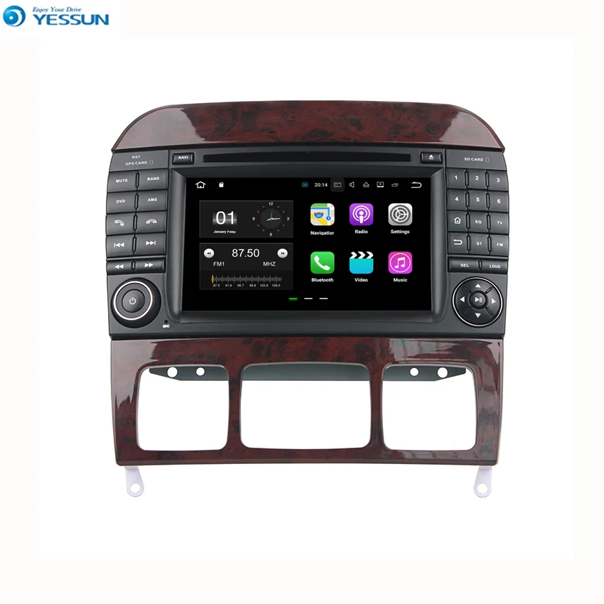 YESSUN для Benz S Class W220 1992 ~ 2006 Android автомобильная навигация GPS Аудио Видео Радио HD