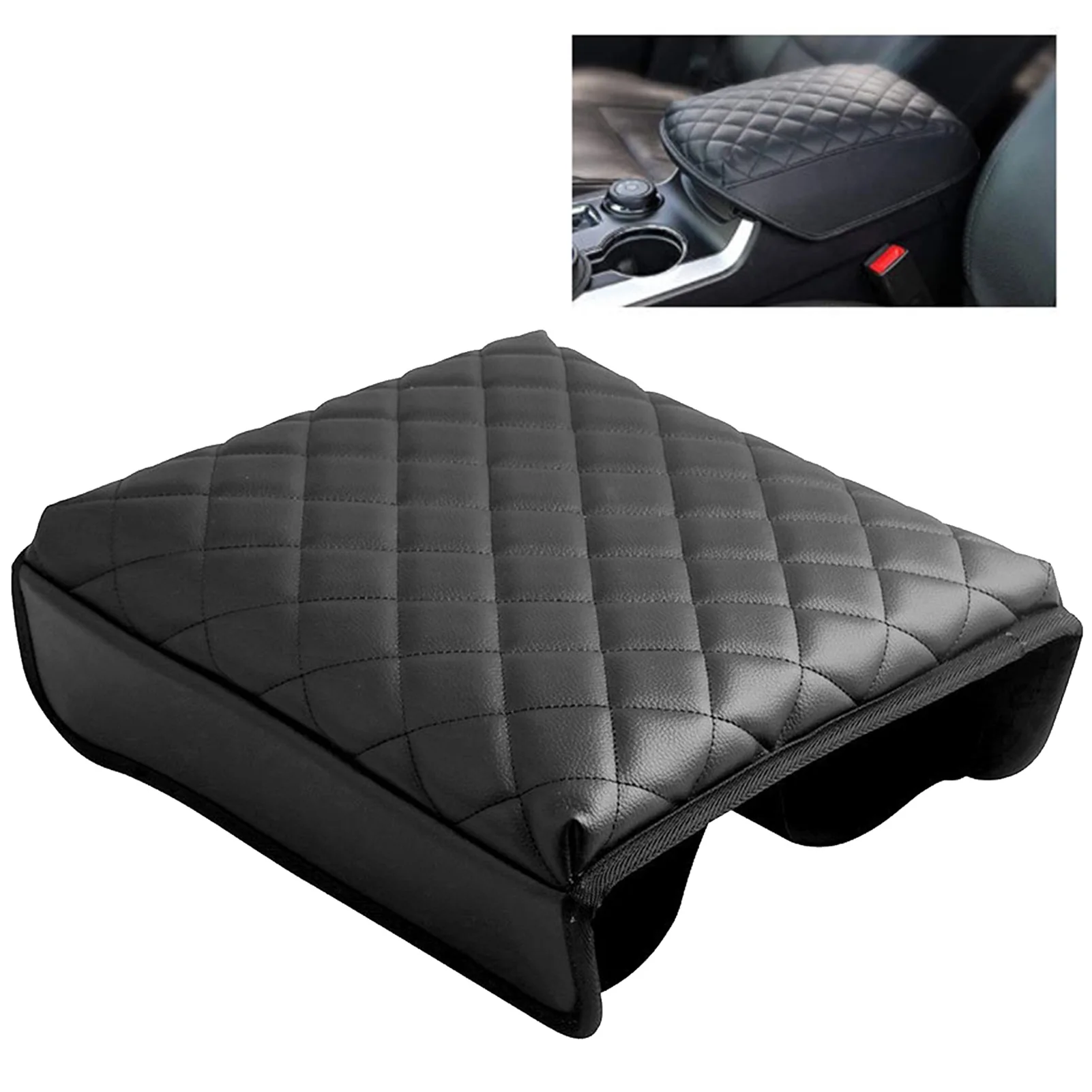 Автомобильный подлокотник мягкий коврик из искусственной кожи и устойчивая к