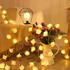 СВЕТОДИОДНАЯ Гирлянда в виде Розы, 1,5 м, 3 м, 6 м