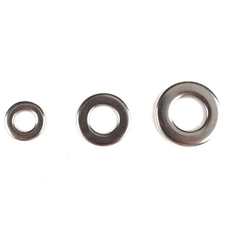 

255/Set Nylon Lock Nuts Fastener M6,M8,M10 Metric Thread Stainless Steel Self-locking Hex Locknut Kit