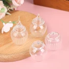 1:12 миниатюрный кукольный домик, аксессуары для мини-кукол, игрушки, прозрачная банка для конфет и фруктов, модель бутылки для конфет, подарок для семьи, детей