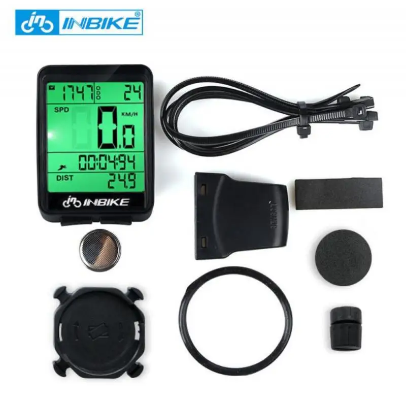 

2.1 Inch Bike Wireless Computer Rainproof Multifunction Riding Bicycle Odometer Cycling Speedometer Stopwatch Backlight Accessor