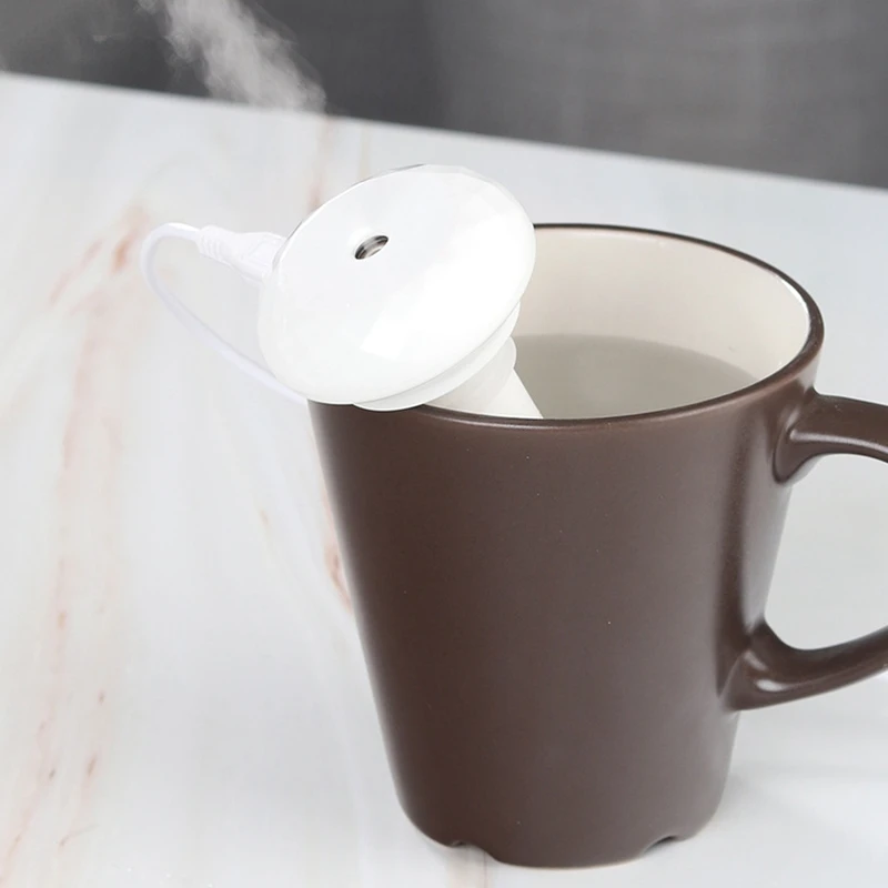 

White Adjustable Height Donut USB Humidifier Portable Ultrasonic Mist Maker Aroma Diffuser for Home Office Air Humidifiers