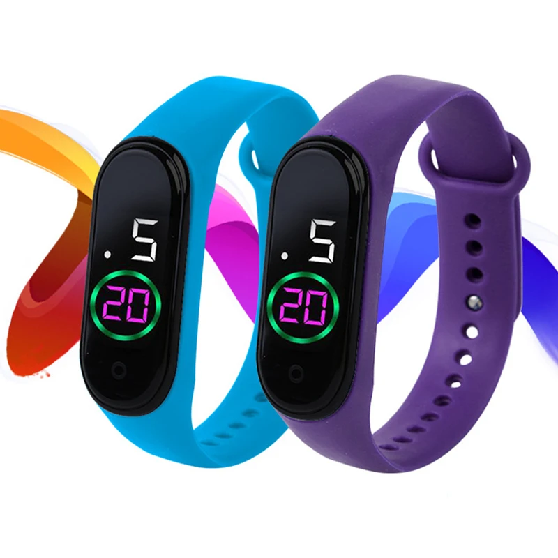 Детские часы карамельных цветов подарок на день рождения для мальчиков и девочек