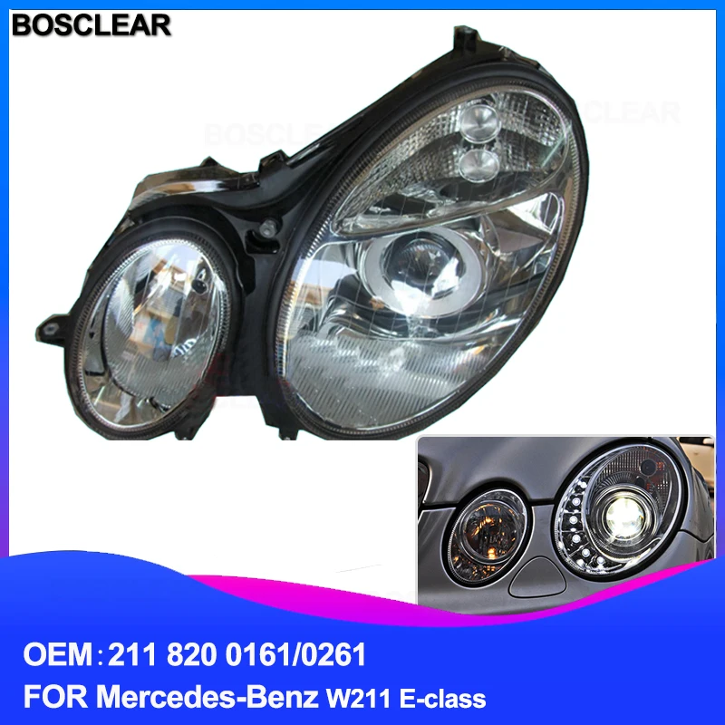 Фара для Mercedes Benz W211 E240 E200 E280 2003 2004 2005 2006 2007 2008 2009 светодиодный налобный фонарь Hid