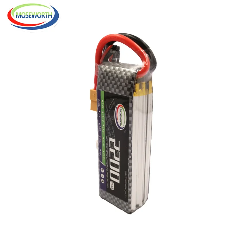 3S RC LiPo батарея 11 1 В 2200 мАч 40C Burst 70C батареи для радиоуправляемого вертолета