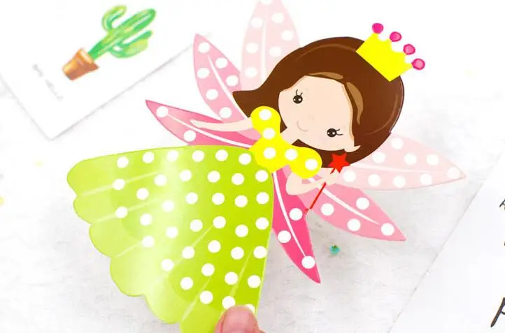 Дети DIY волшебная палочка ручной работы принцесса Волшебная игрушечная рука материалы ручной работы наклейка на упаковке подарок для девочки DIY игрушки GYH