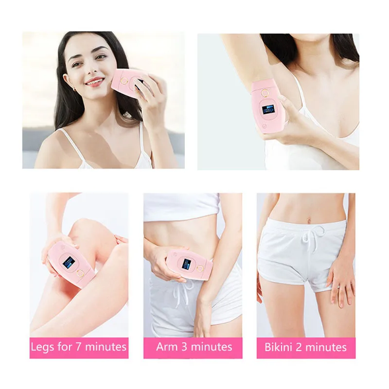 Перманентный IPL эпилятор светодиодный дисплей лазерное удаление волос депилятор