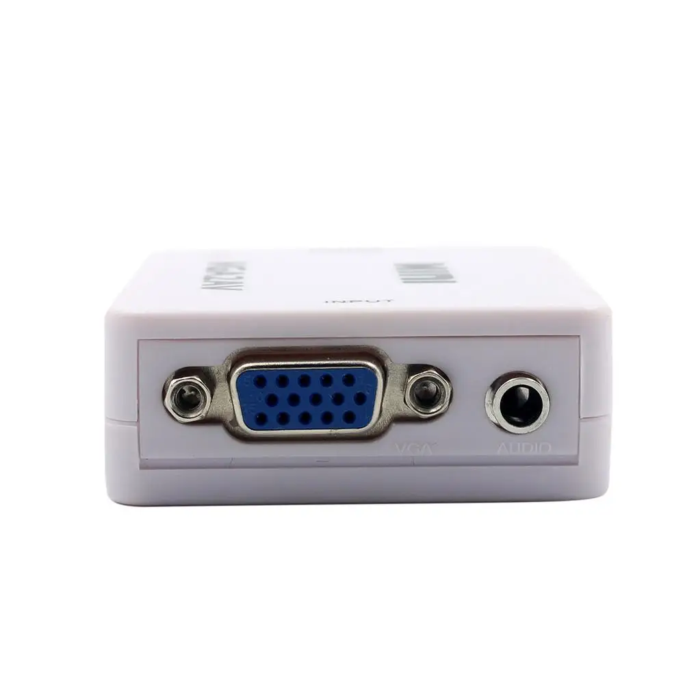 HDMI-совместимый видеоконвертер AV2VGA Mini AV VGA конвертер 1920x1080 60 для ПК в телевизор