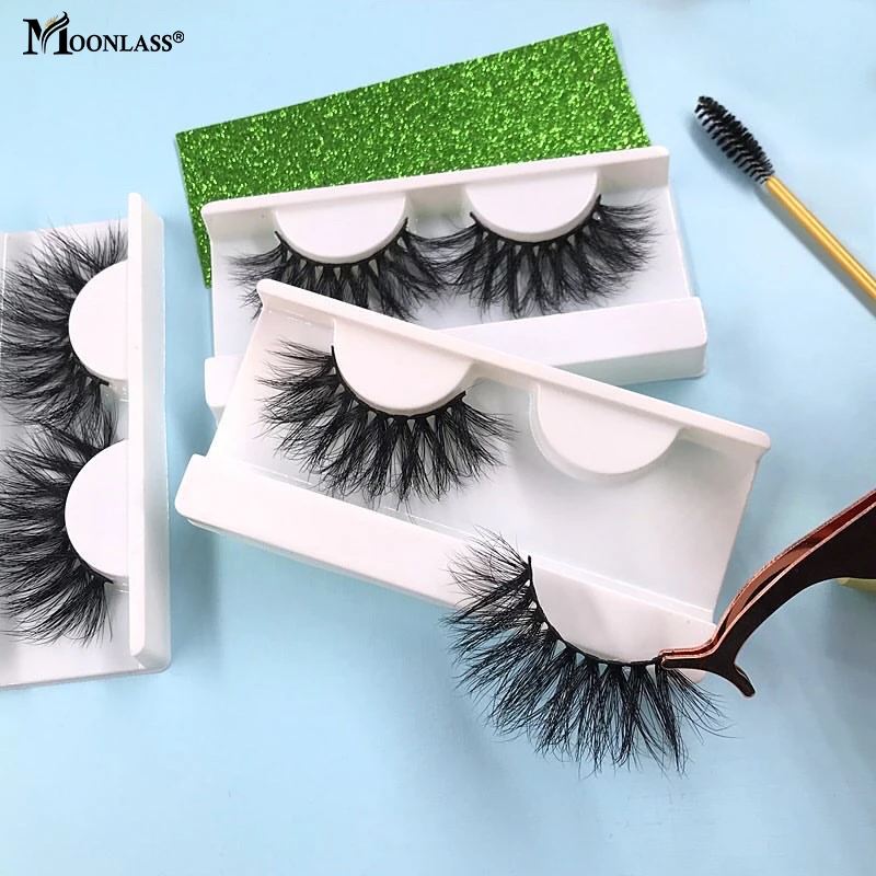 

30MM Mink Lashes Fluffy 25MM False Eyelashes Vendor Makeup Tools Bulk Wholesale 10/20/30/40/50 Pairs 3D/5D Eyelashes Package Box