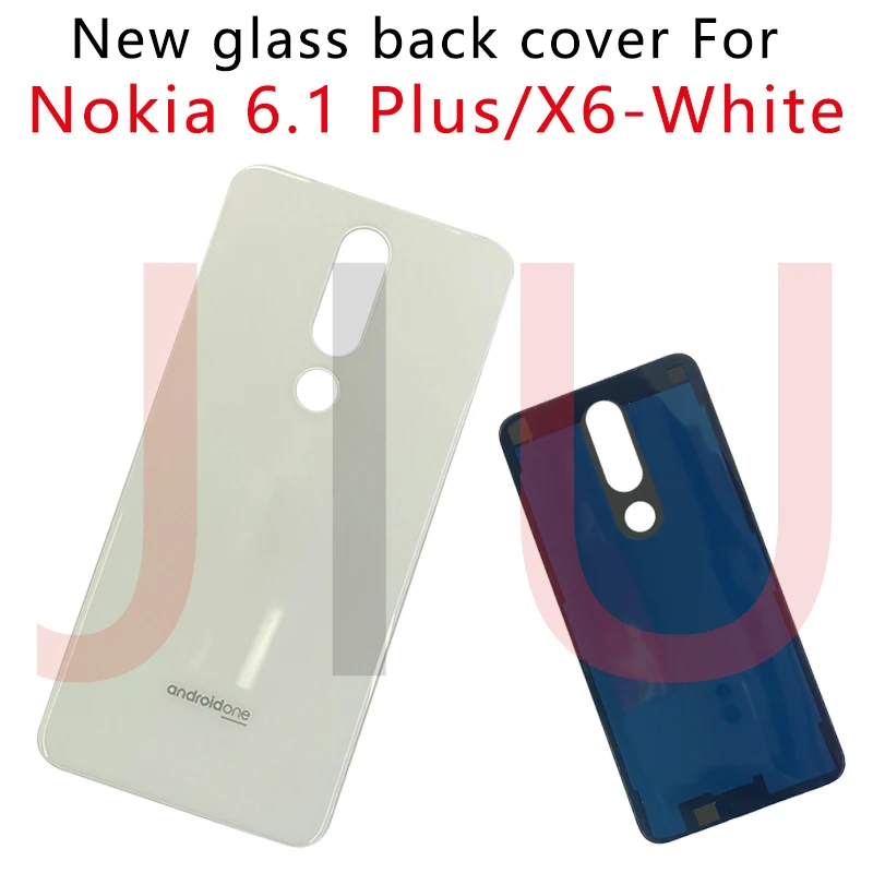 Новое заднее стекло для Nokia X6 2018 6 1 Plus крышка аккумулятора задняя корпуса замена X5