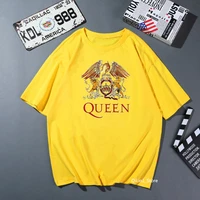 freddie mercury t shirt graphic tees women clothes 2020 queen band tshirt femme summer tops pink solid female t shirt streetwear