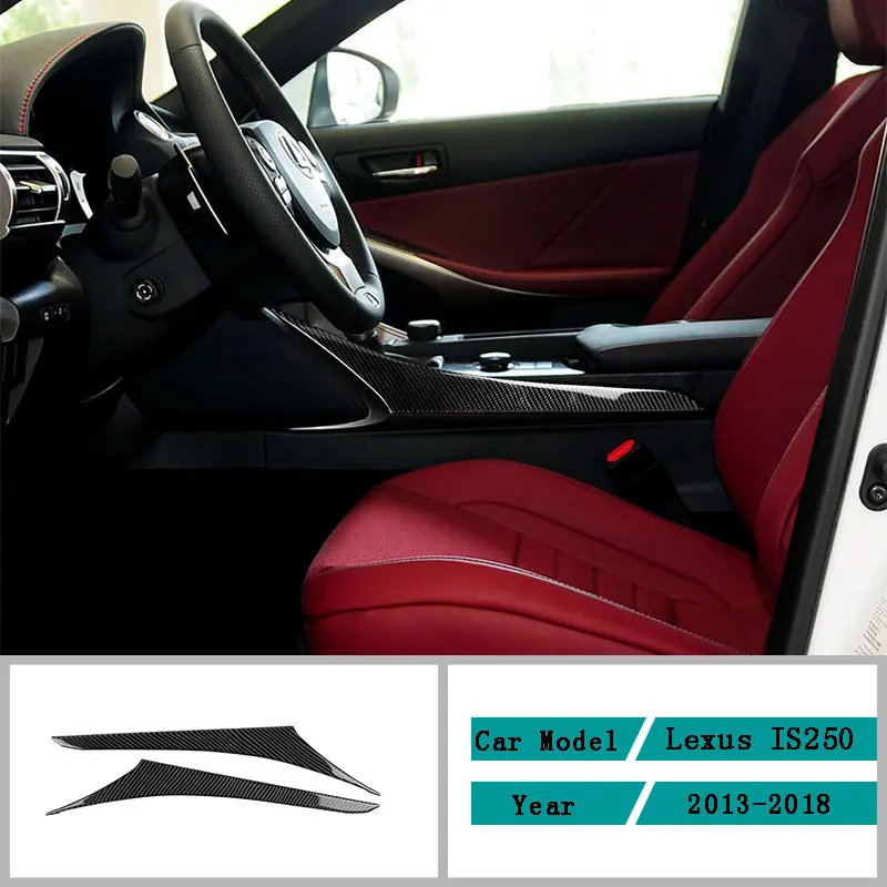 

Carbon Fiber Car Accessories Interior Control Gear Box Shift Panel Decoration Cover Trim Stickers For Lexus IS250 2013-2018