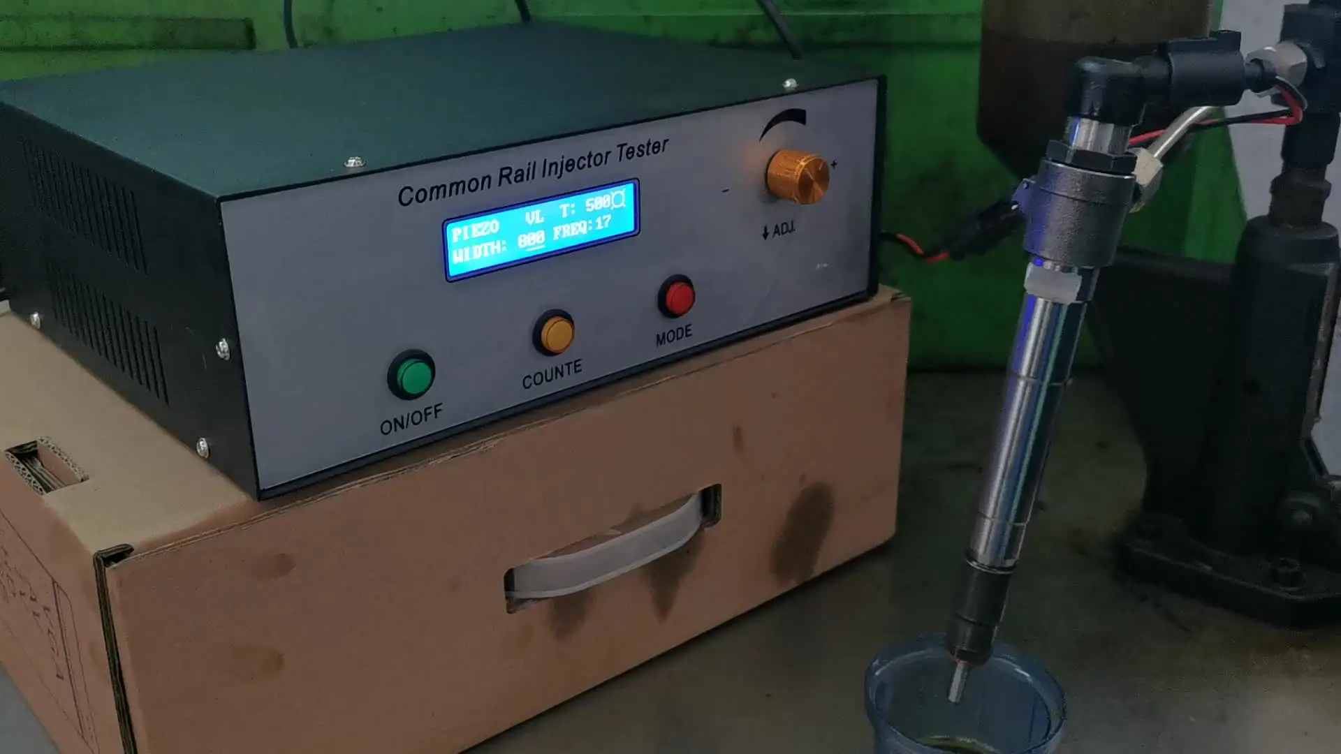 

Common rail injector nozzle tester CRI-200 piezo