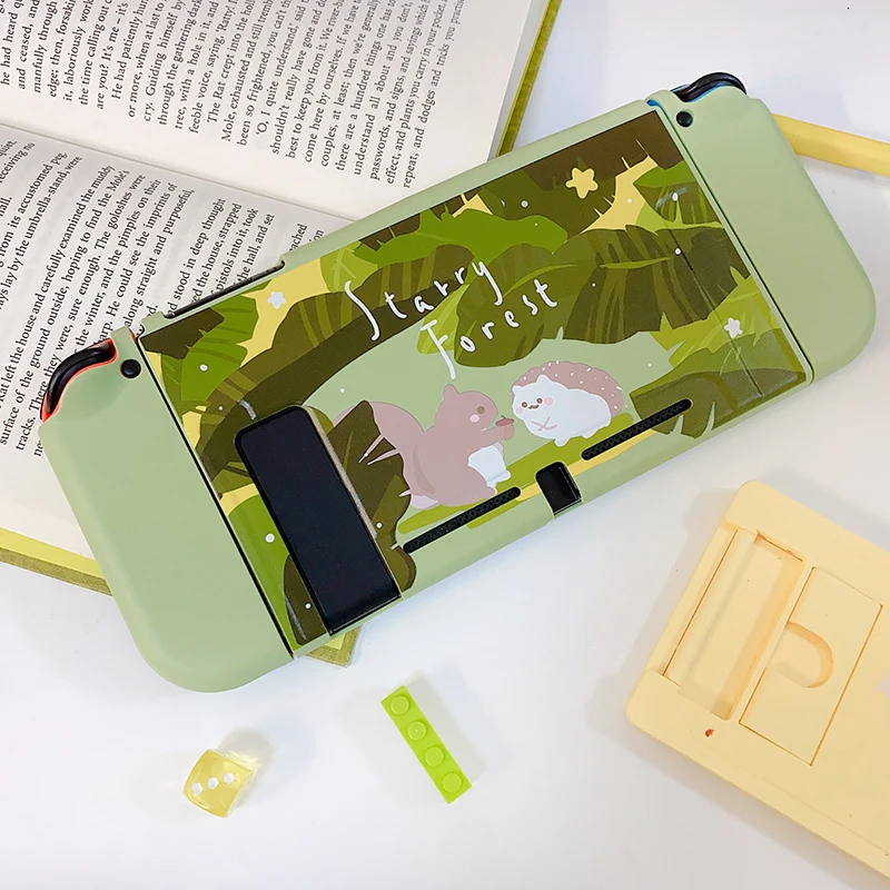 STARRY FOREST Мягкий защитный чехол для nintendo switch с изображением лесных животных Ежика