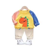 new spring children boys cartoon t shirt pants 2pcssets autumn baby girls casual clothes toddler casual costume kids sportswear