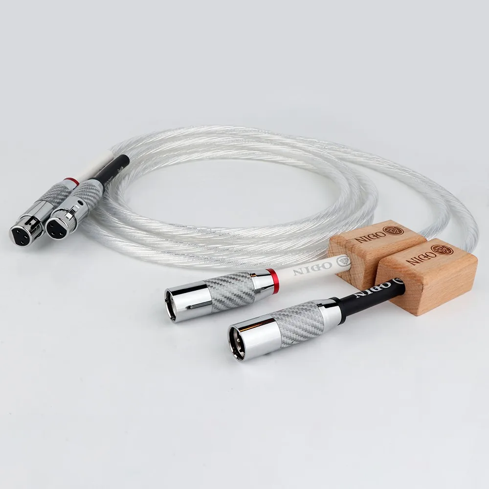 

Pair Nordost ODIN interconnects Audio XLR Cable With Carbon Fiber XLR Balanced Female To Male HIFI signal Cable