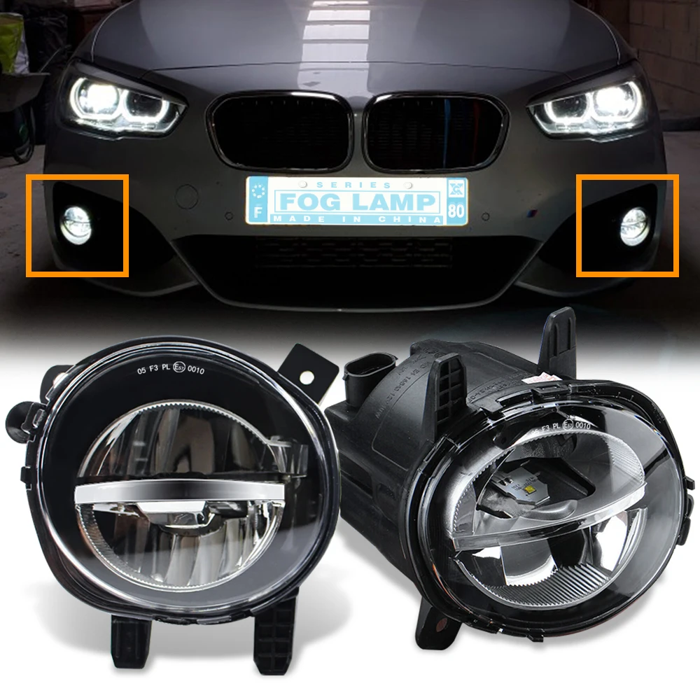 Для BMW 3 серии F20 F22 F30 F35 2012-2018 63177315559 63177315560 светодиодный туман светильник светодиодный светильник авто-Стайлинг переднего бампера противотуманная фара
