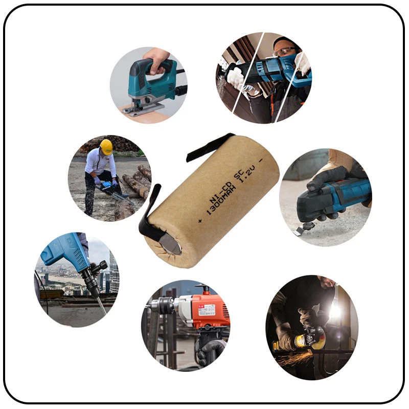 Аккумуляторная батарея SC SUB C никель кадмиевая аккумуляторная 1300 мАч 1 2 в для dewalt