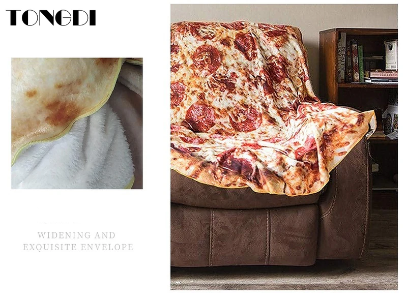 Постельное белье TONGDI 3D милое фланелевое одеяло для торта фруктов кукурузы