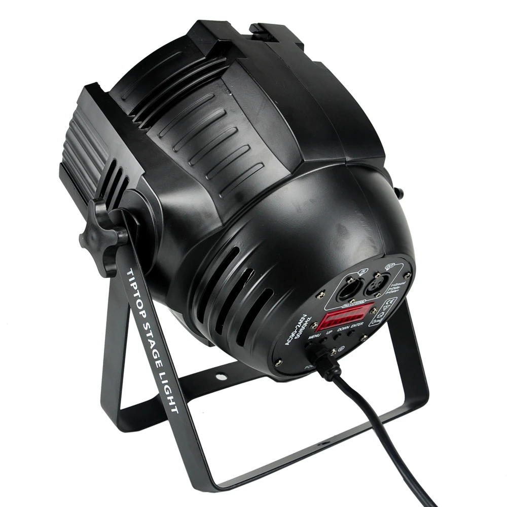 Gigertop TP-P61 200 Вт COB RGBWA UV 6в1 цветной светодиодный светильник алюминиевый корпус Barndoor
