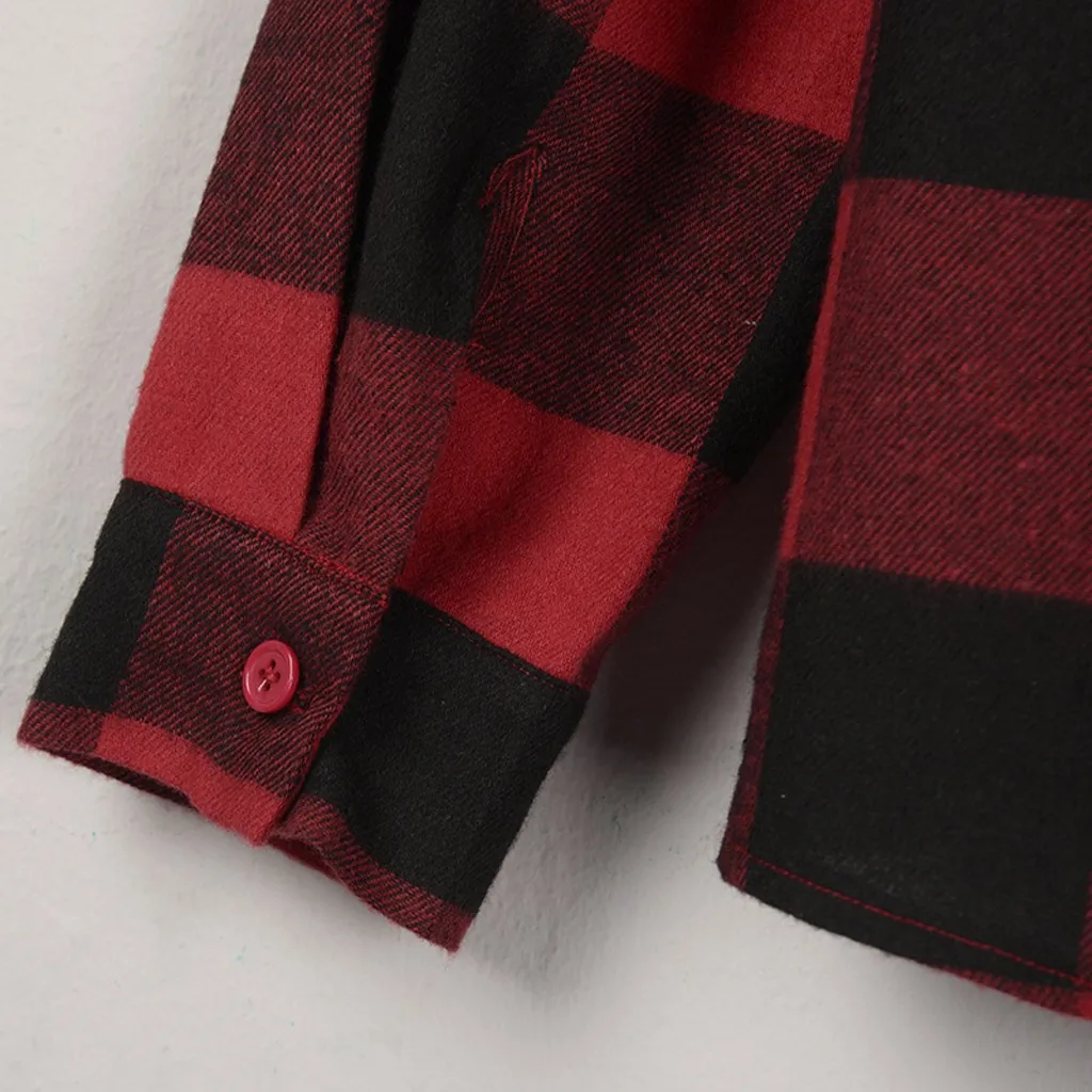 Повседневная клетчатая куртка женская Свободная с О-образным вырезом Женская на