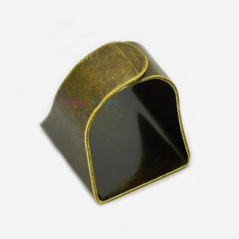 10 шт. оптовая продажа подходит для кабошона 20 мм квадратная пустая Посеребренная