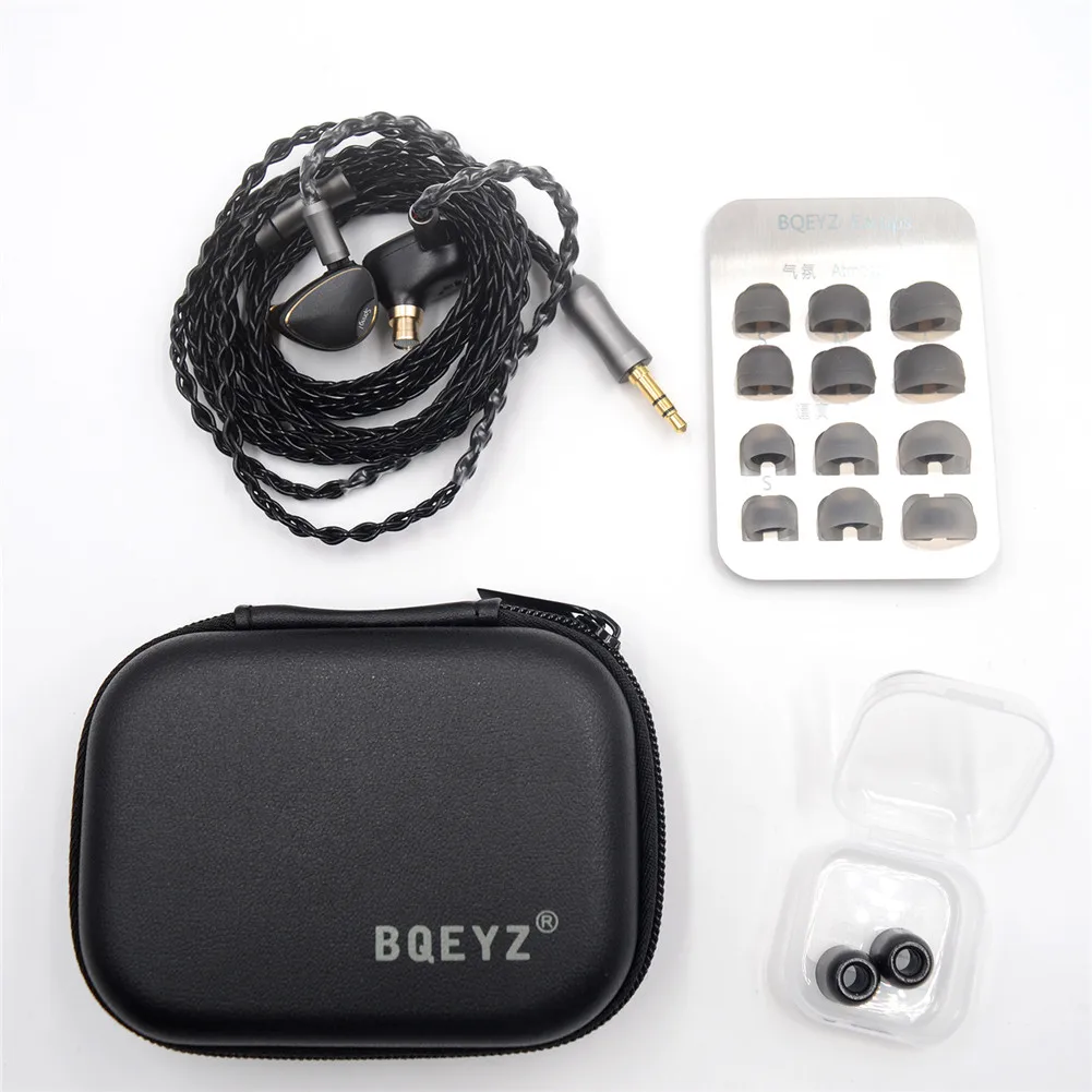 Наушники BQEYZ Spring 1 пьезоэлектрические гибридные Hi-Fi наушники с балансировкой