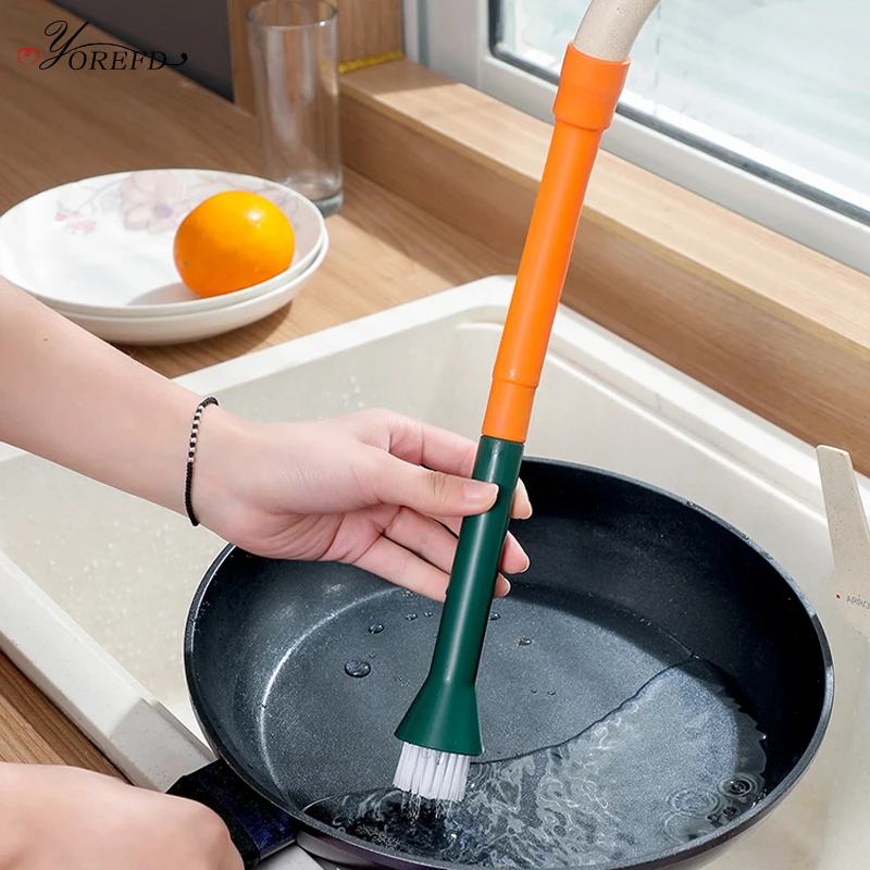 

Вращающаяся на 360 ° щетка для кухонного смесителя OYOREFD, для овощей, щетка для мытья посуды, кухонные инструменты