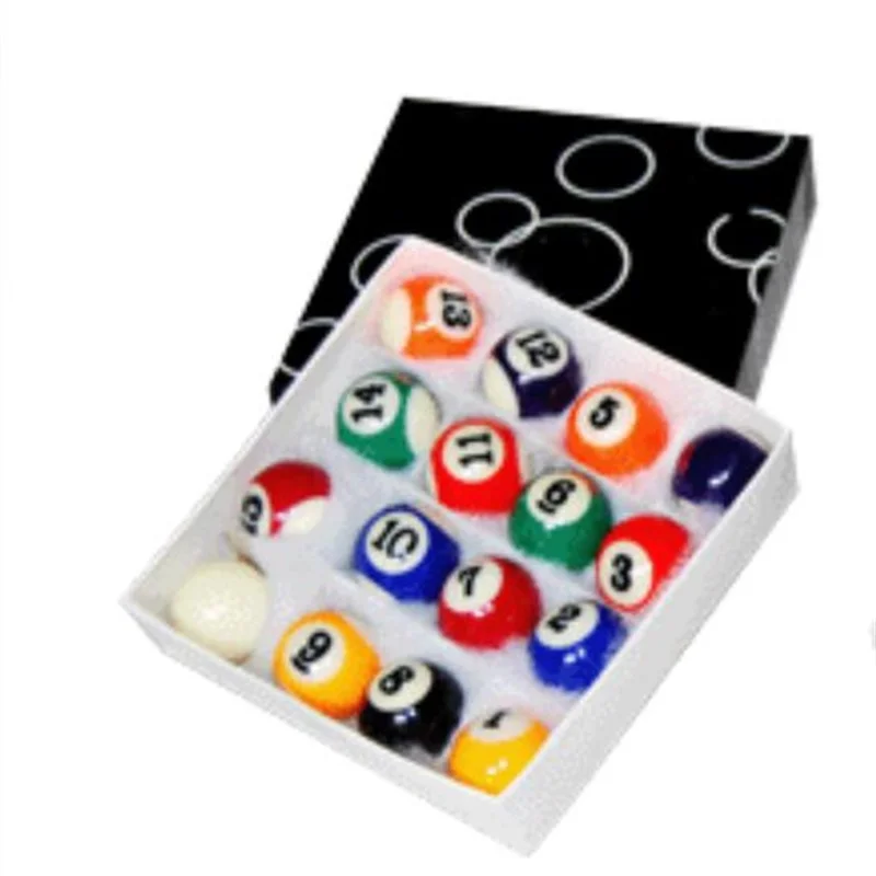 25 мм Детские бильярдные шары прочный резиновый бассейн восемь шаров|Шары для