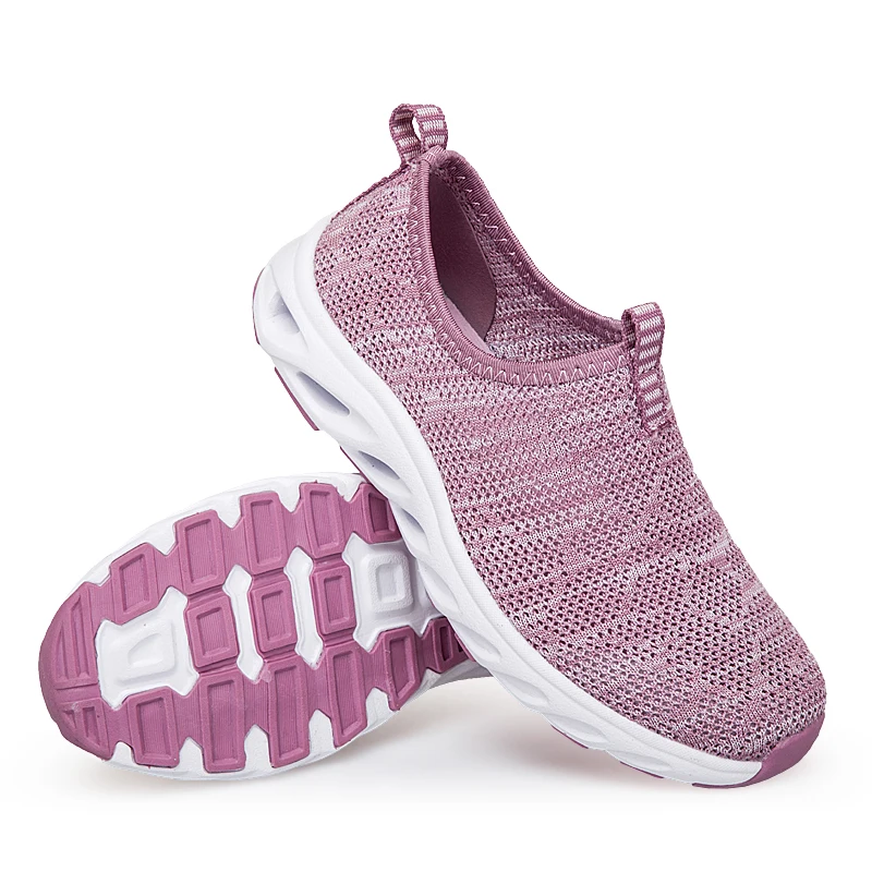 

Women Sports Shoes Breathable Sneakers Fashion female Trainers mesh surfaceskateboard Shoes increase high upper mesh women shoes