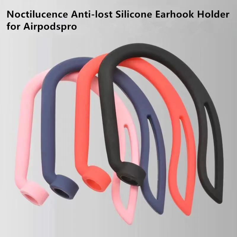 

1 Pair Noctilucence Anti-lost Earhook For Apple Airpods Pro 1 2 Sport Earing Holder for Airpod Case Wireless Blueteeth Earphone