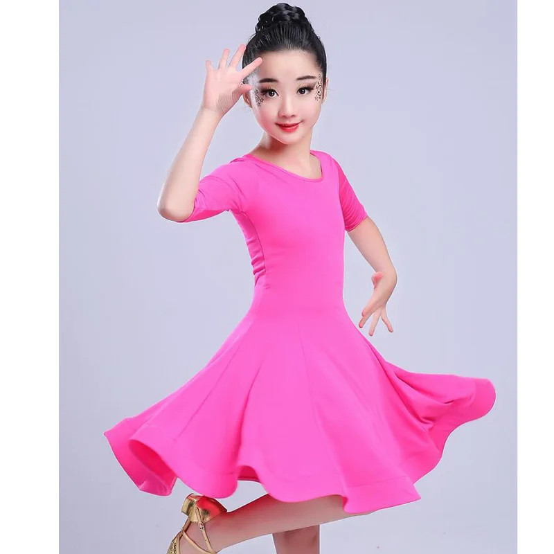 

Girls Carnival Jazz Dancewear Costume Kids Modern Latin Ballroom Party Dancing Dress Child Salsa Long Sleeve Dress For Girls
