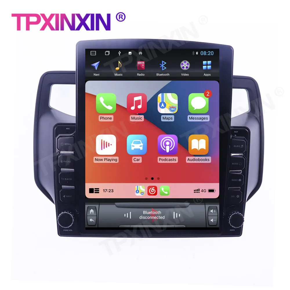 구매 자동차 스테레오 멀티미디어 플레이어 헤드 유닛 오디오 라디오 네비게이션 테이프 레코더 무선 카플레이, 도요타 러시 2018 + 안드로이드 10