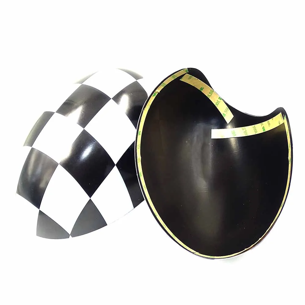 Зеркальные Чехлы для дверей и заднего вида 2 шт. Стайлинг автомобиля Mini Cooper S Clubman