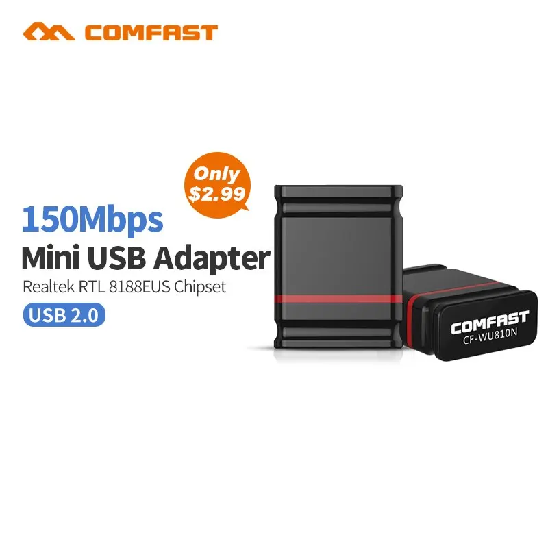 2019-WU810NMini USB WIFI 150 м Wifi адаптер 802.11n/g/b Wi Fi Беспроводная LAN сетевая карта wifi для