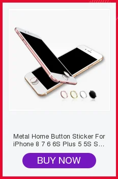 2 шт., для iPhone 8, алюминиевая, сенсорная, ID, домашняя кнопка, наклейка для iPhone 6, 6 S, 7, 8 Plus, SE, iPad, отпечаток пальца, сенсорный ключ, защитная наклейка s