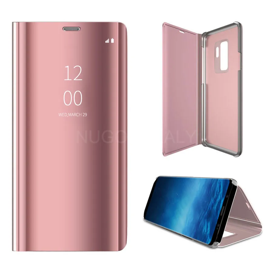 Флип чехол для Xiaomi Redmi Note 9s Pro Max Mi 10 9T 8T 8 SE Lite 8A A2 A3 CC9 K30 5G Pocophone F1 зеркальный кожаный