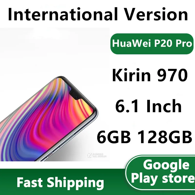 Фото HuaWei P20 Pro смартфон с 5 5-дюймовым дисплеем процессором Kirin 970 ОЗУ 6 ГБ ПЗУ 1 4G LTE 128 МП |