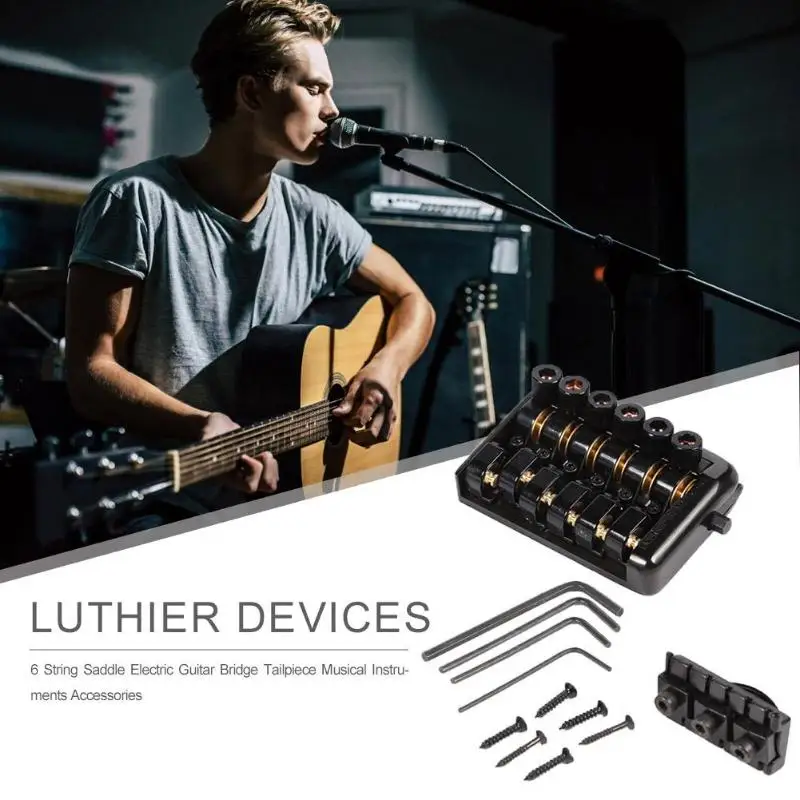 luthier geräte 6 string sattel metall durable kopflose elektrische gitarre brücke saitenhalter notwendig haushalt gitarre liefert free globa