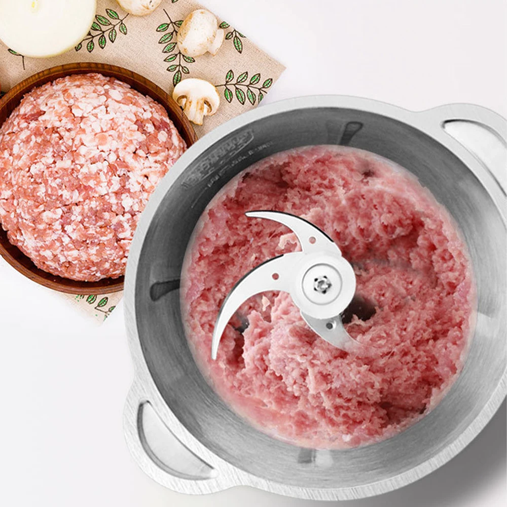2 л 3 Электрический измельчитель для мяса овощерезка Мясорубка скорости